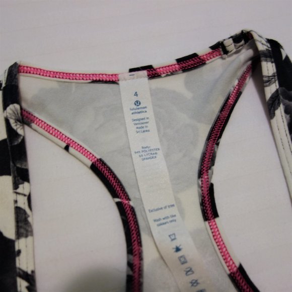 Lululemon Floral Racerback Tank Top - Picture 8 of 9
